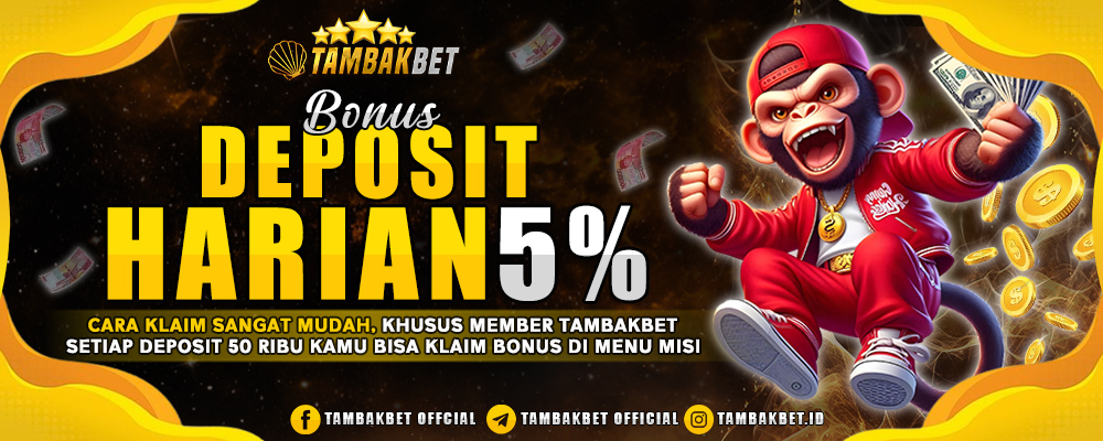 Bonus Deposit Harian 5%