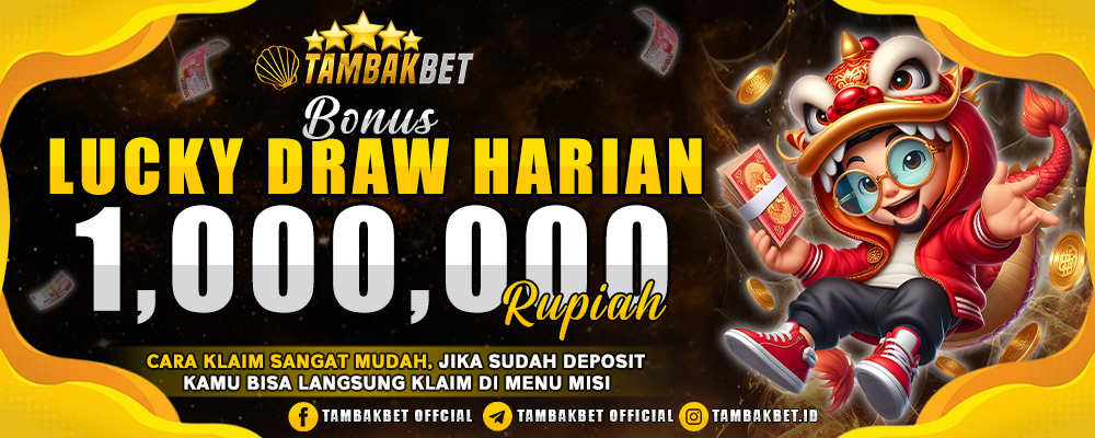 Bonus Lucky Draw Harian 1 Juta